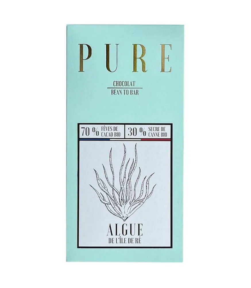Clearance Tablette De Chocolat Bio Aux Algues De L'Ile De Re Épicerie Sucrée