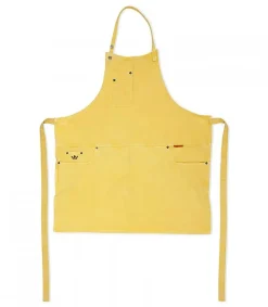 New Tablier 5 Poches Coton Jaune Linge De Cuisine