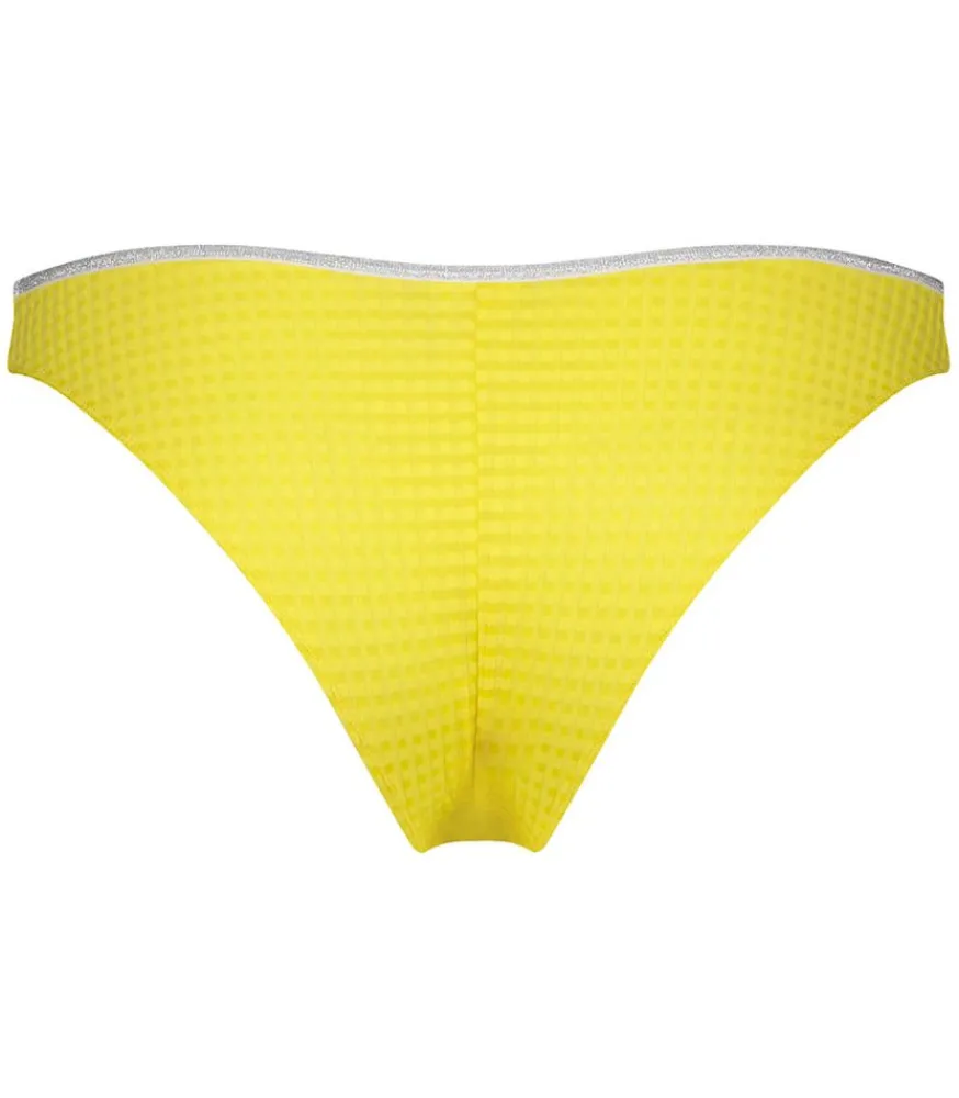 Outlet Tanga Freddie Yellow Vichy Femme Lingerie