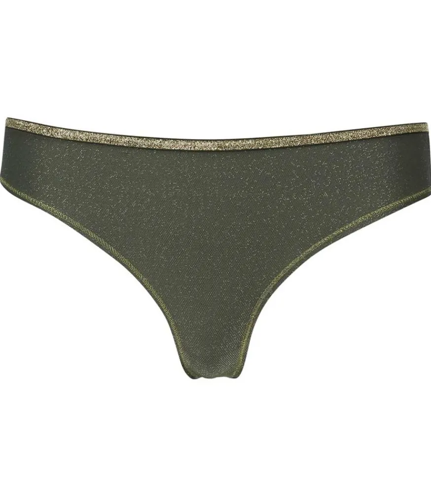 Sale Tanga Ines Forest Lurex Femme Lingerie