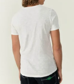 Tee-Shirt A Manches Courtes Et Col Rond Homme Bysapick Blanc Homme Tee-Shirts