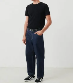 Clearance Tee-Shirt A Manches Courtes Et Col Rond Homme Bysapick Noir Homme Tee-Shirts