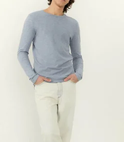 Discount Tee-Shirt A Manches Longues Homme Bysapick Horizon Homme Tee-Shirts