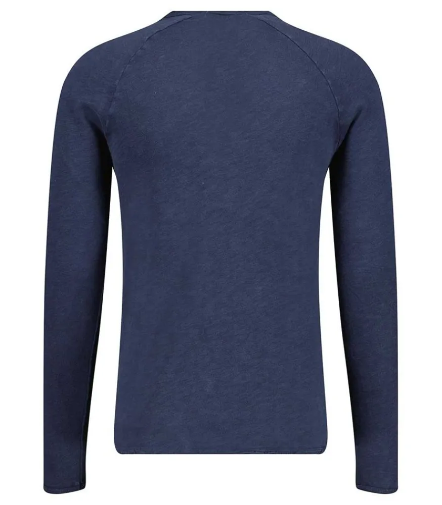 Hot Tee-Shirt A Manches Longues Homme Sonoma Navy Vintage Homme Tee-Shirts