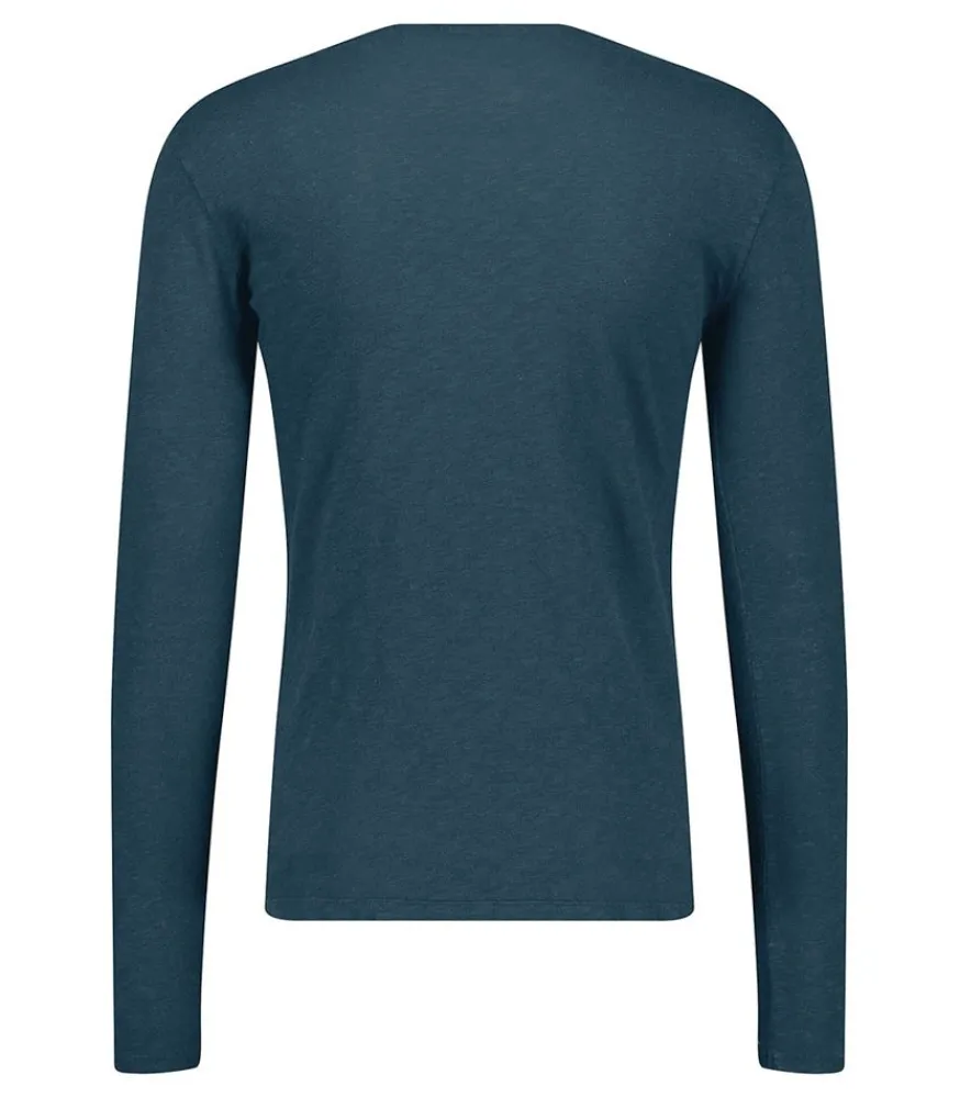 Tee-Shirt A Manches Longues Homme Bysapick Petrole Homme Tee-Shirts