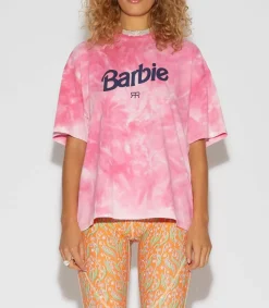 Discount Tee-Shirt Barbie Pink Femme Hauts