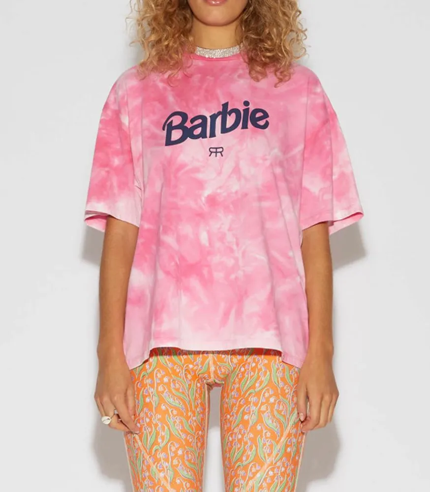 Discount Tee-Shirt Barbie Pink Femme Hauts