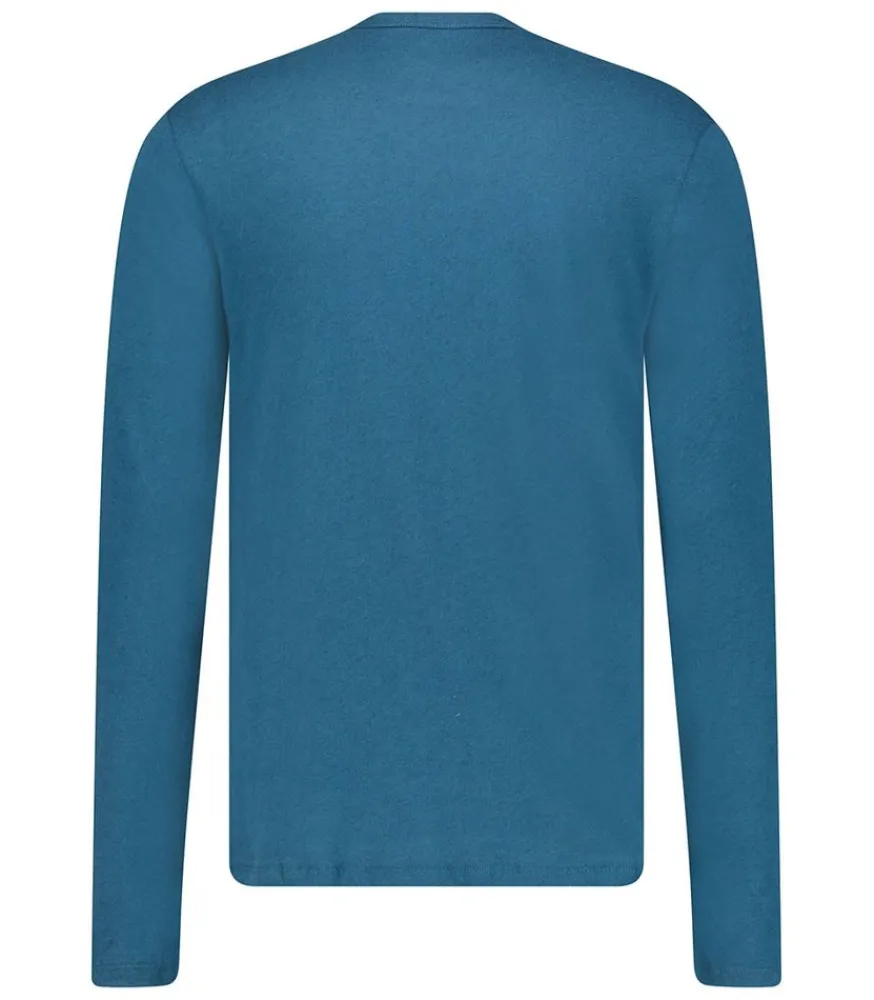 Tee-Shirt Col Rond Manches Longues Homme Coton Et Cachemire Haute Mer Homme Tee-Shirts