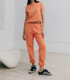 Hot Tee-Shirt Easy Vintage Tiger Lily Red Femme Hauts