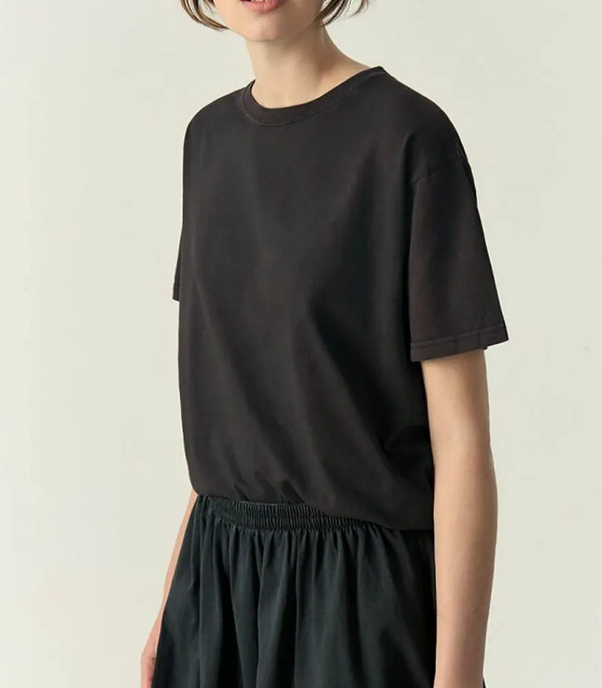 Tee-Shirt Fizvalley Carbone Vintage Femme Hauts