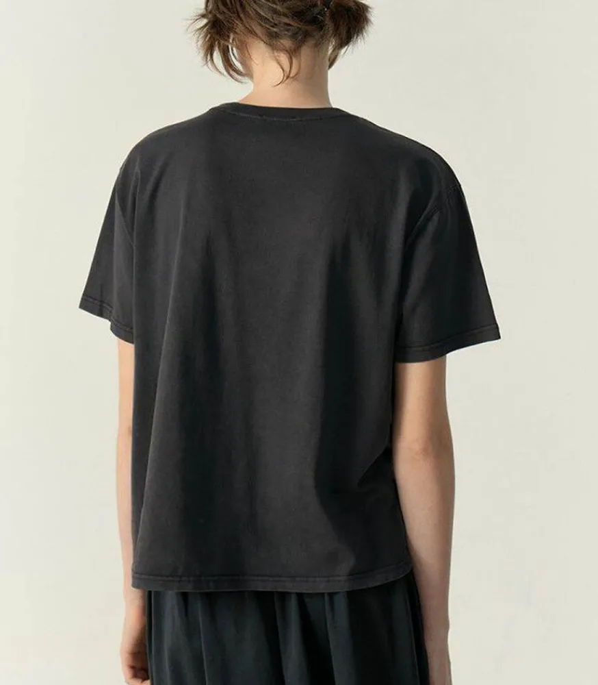 Tee-Shirt Fizvalley Carbone Vintage Femme Hauts