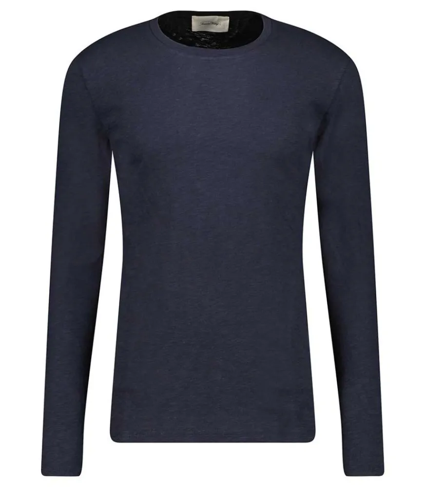 Online Tee-Shirt Homme Bysapick Manches Longues Navy Homme Tee-Shirts