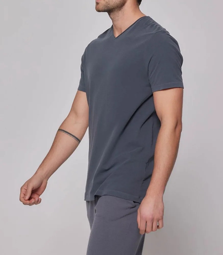 Outlet Tee-Shirt Homme Col V Manches Courtes Pirate Homme Tee-Shirts