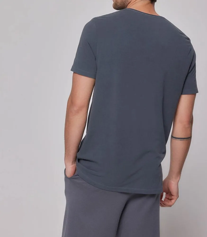 Outlet Tee-Shirt Homme Col V Manches Courtes Pirate Homme Tee-Shirts