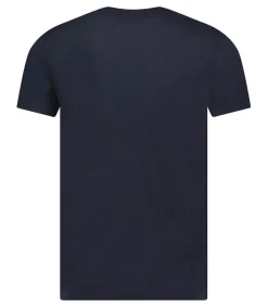 Discount Tee-Shirt Homme Harold Col Rond Manches Courtes Marine Homme Tee-Shirts