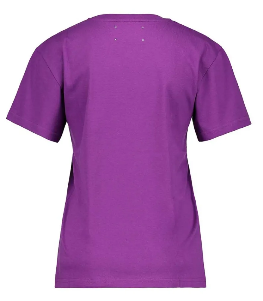 Clearance Tee-Shirt It'S Wonderful Day Violet Femme Hauts