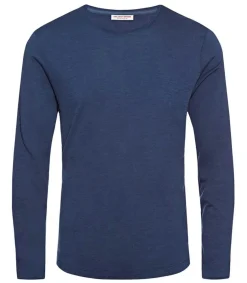 Sale Tee-Shirt Ob-T Ls Merino Classic Blue Homme Tee-Shirts