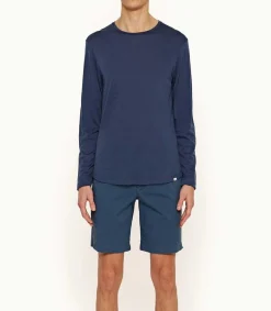 Sale Tee-Shirt Ob-T Ls Merino Classic Blue Homme Tee-Shirts