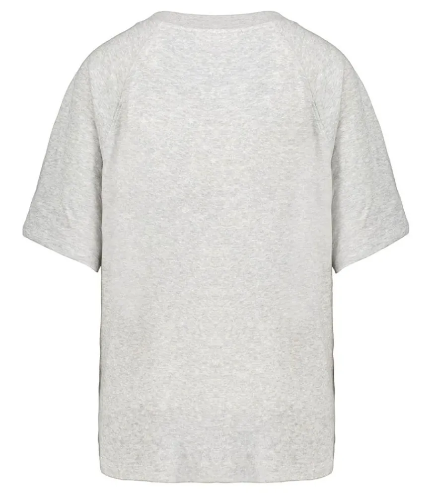 Online Tee-Shirt Ruzy Gris Clair Chine Femme Hauts