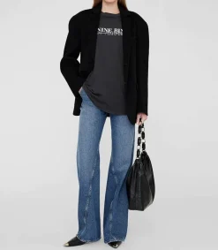 Sale Tee-Shirt Walker Doodle Vintage Black Femme Hauts