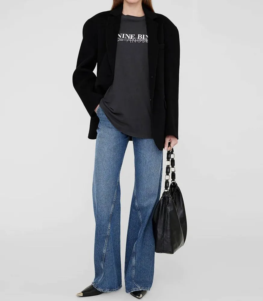 Sale Tee-Shirt Walker Doodle Vintage Black Femme Hauts