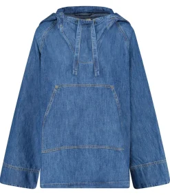 Top A Capuche Floyd Blue Medium Femme Hauts