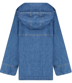 Top A Capuche Floyd Blue Medium Femme Hauts