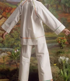 Discount Tunique Camille Le Cycle Des Saisons Off White Femme Hauts