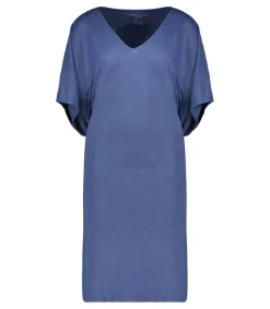 New Tunique Col V Venice Blue Femme Robes