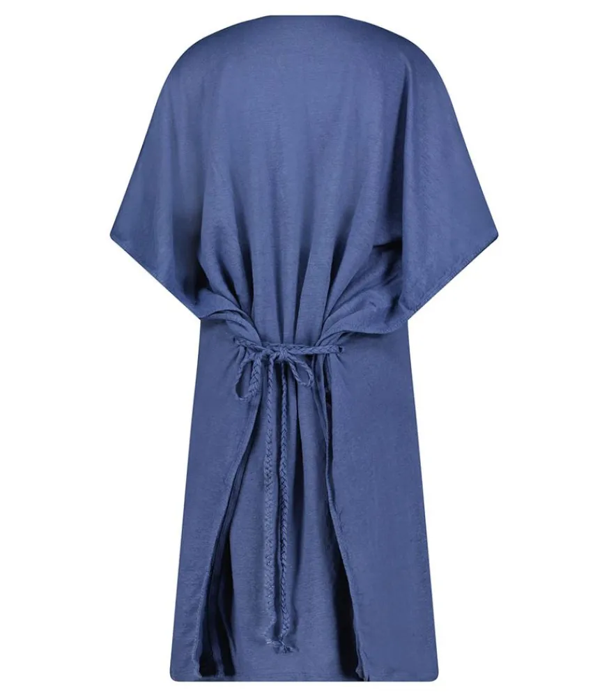 New Tunique Col V Venice Blue Femme Robes