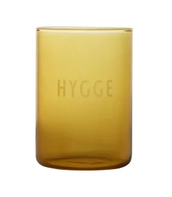Discount Verre Favorite Drinking Glass Hygge Yellow Verrerie