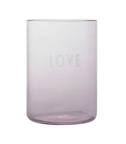 Hot Verre Favorite Drinking Glass Love Pink Verrerie