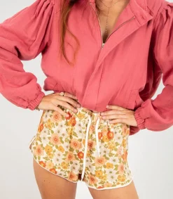 Clearance Veste Bradley Sundried Red Femme Manteaux & Vestes