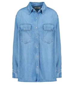 Online Veste En Denim Heyencons Ozone Wash Femme Hauts