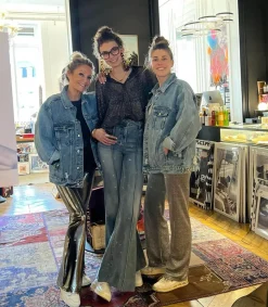 Clearance Veste En Jean Oversize Rory Vintage Blue Femme Manteaux & Vestes