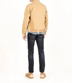 Best Veste En Toile Homme Andrea Camel Homme Manteaux & Vestes