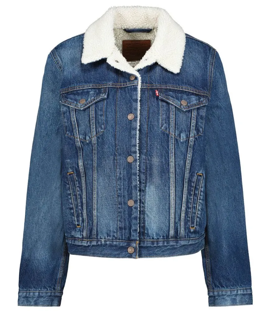 Online Veste Trucker Original Sherpa That New New Femme Manteaux & Vestes